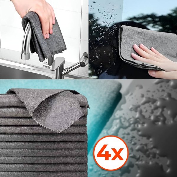 Microfiber cloth (4 pcs) | MICROWIPE